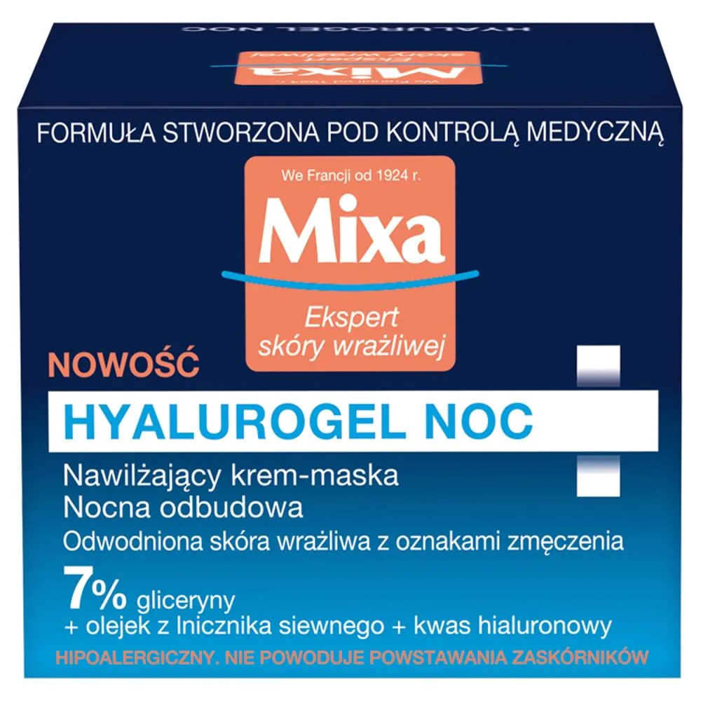 Mixa Hyalurogel krem-maska na noc