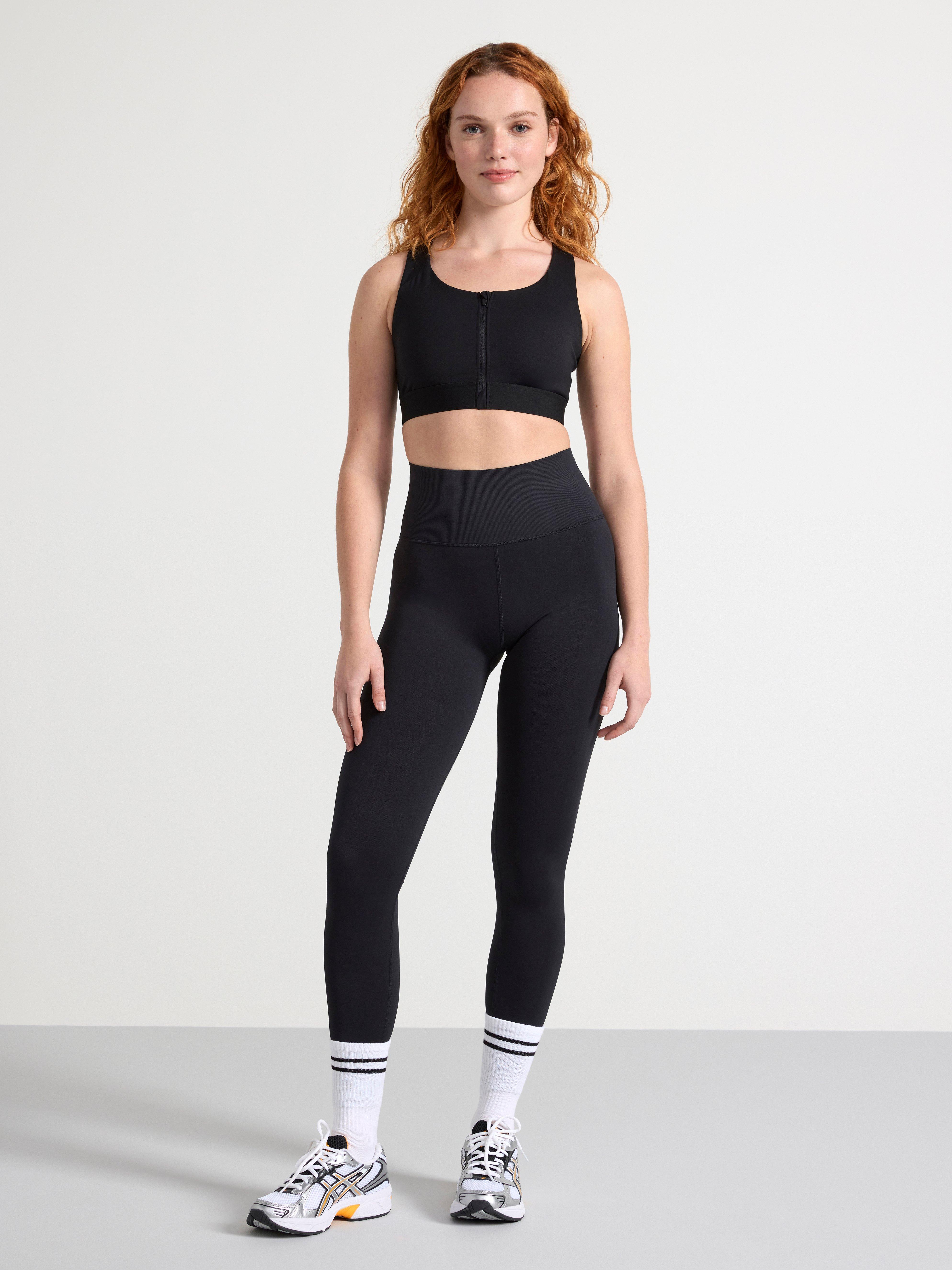 Sport-bh med soporte medio Negro