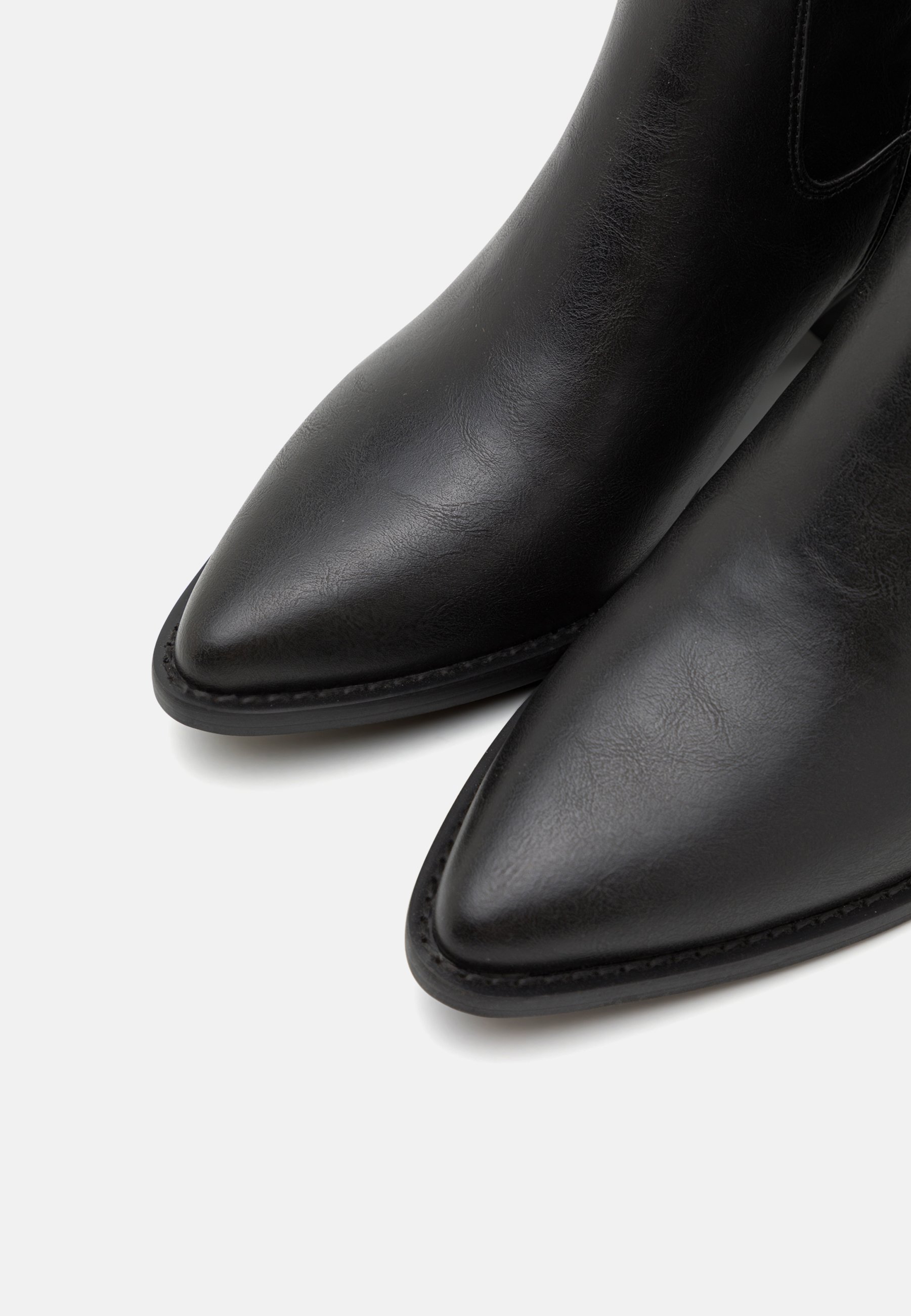 Anna Field Wide Fit cowboy-/motorlaarzen - zwart