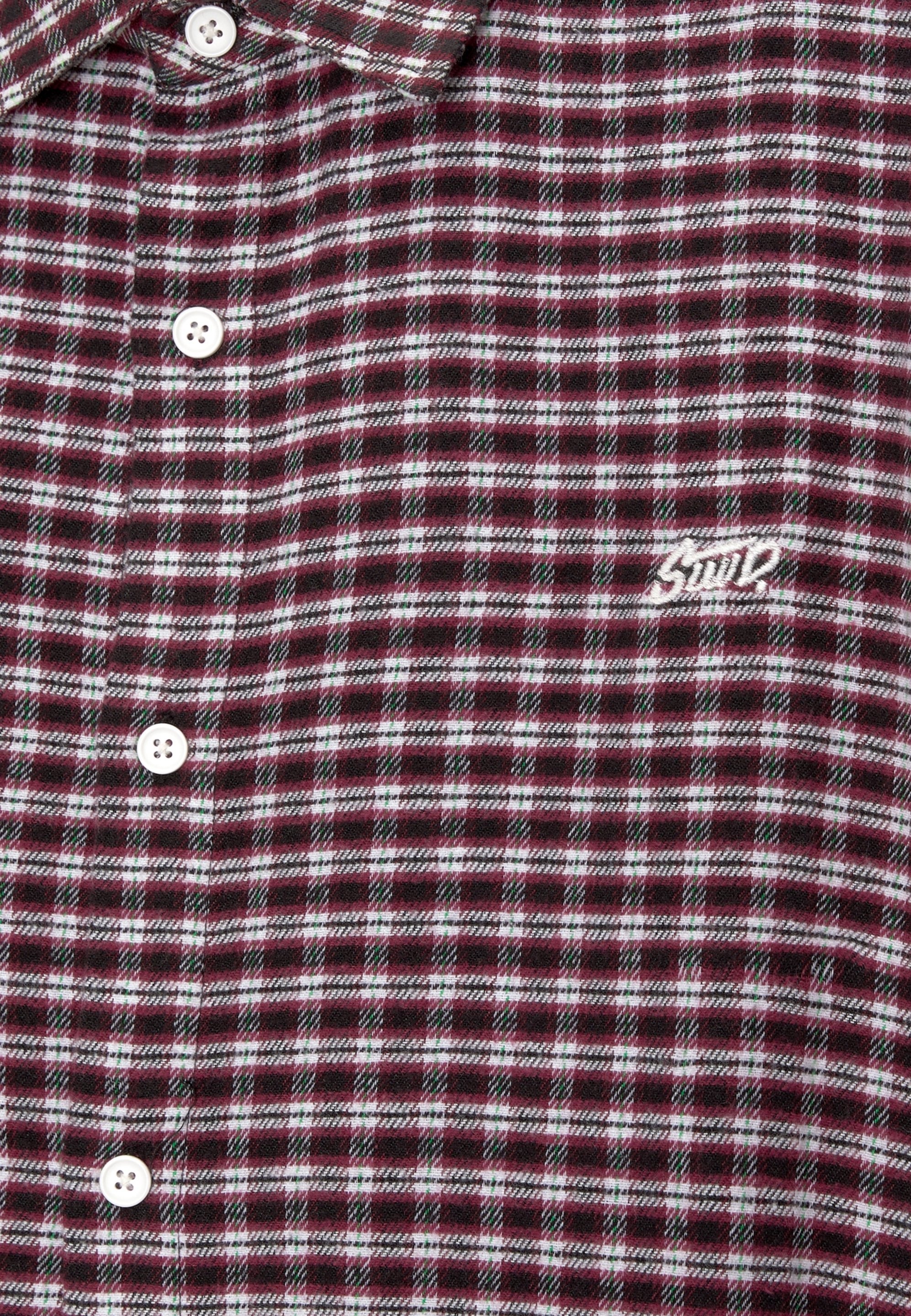 PULL&BEAR shirt - bordeaux