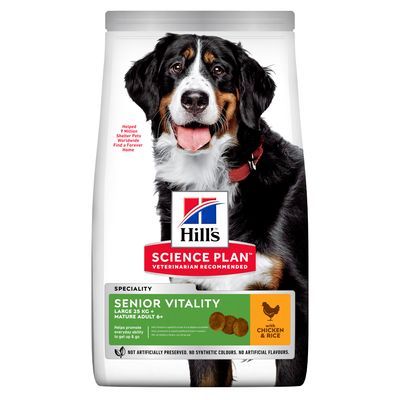 Hill's Science Plan Adult 6+ Senior Vitality Großrassen mit Huhn