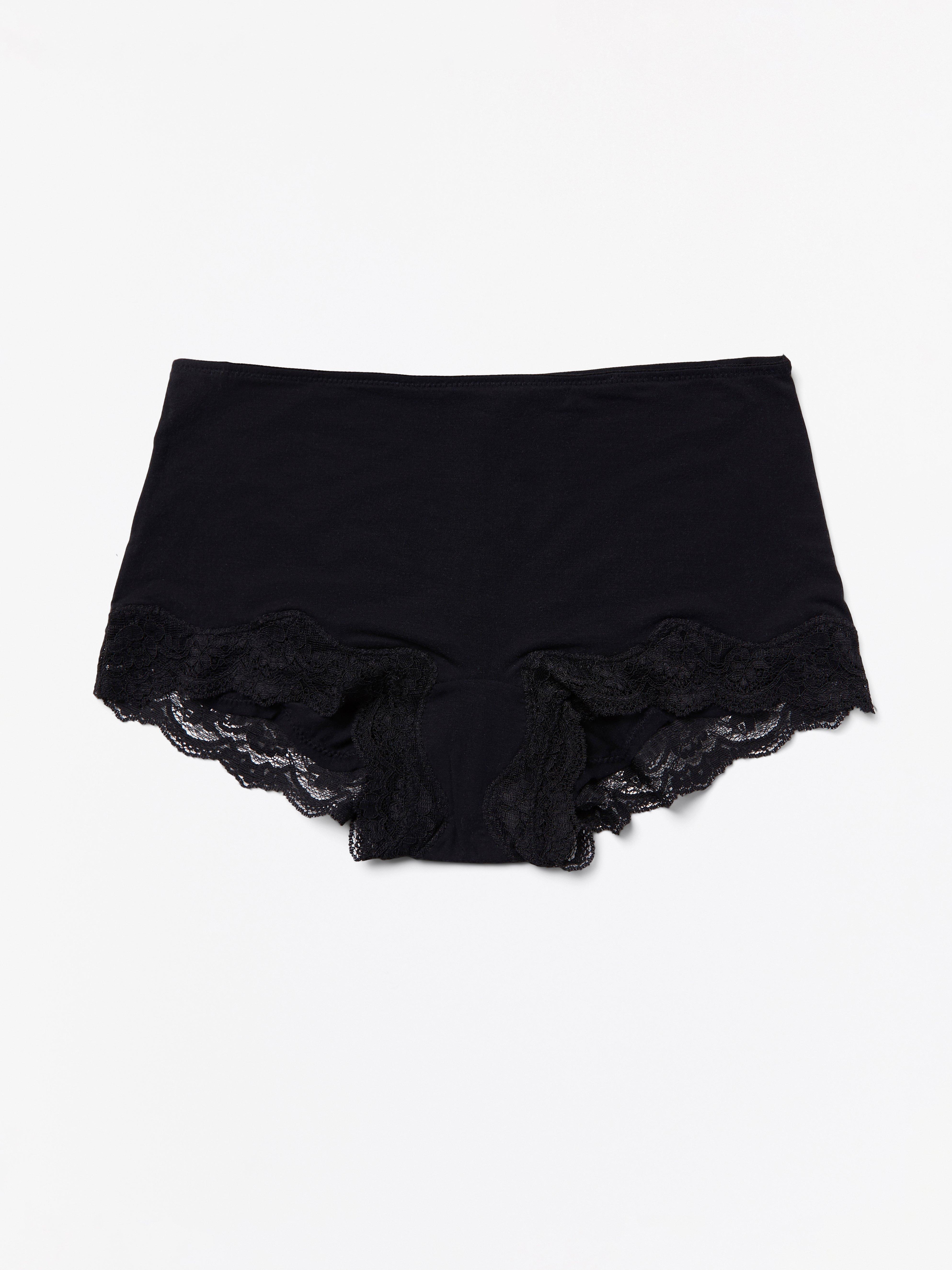 Boxerky regular waist černé