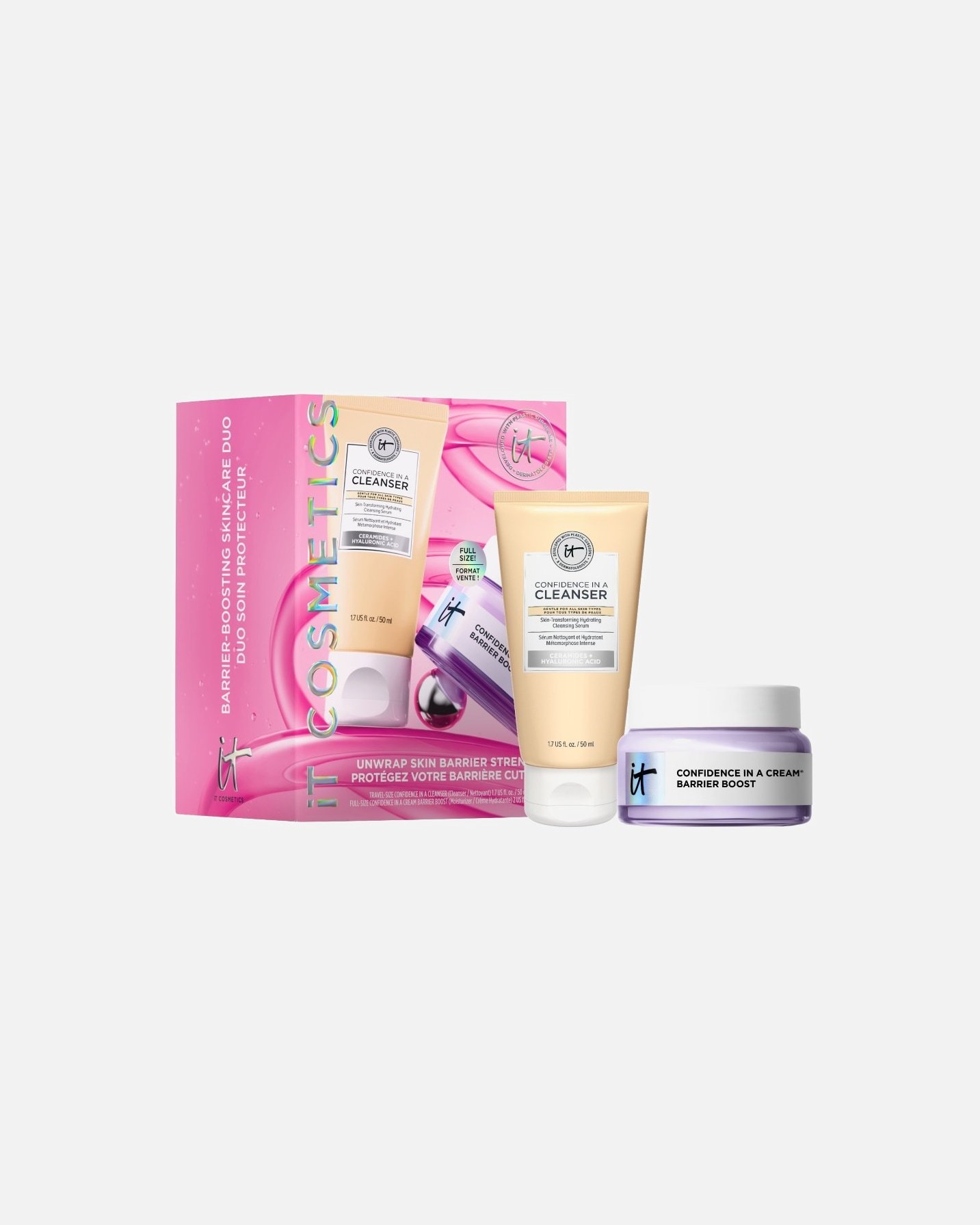 IT Cosmetics sejas kopšanas komplekts CONFIDENCE Unwrap Skin Barrier Strength - 1 gab.