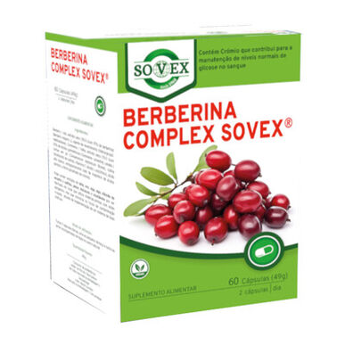 Suplemento Sovex para el mantenimiento del nivel de glucosa, 60 cápsulas.