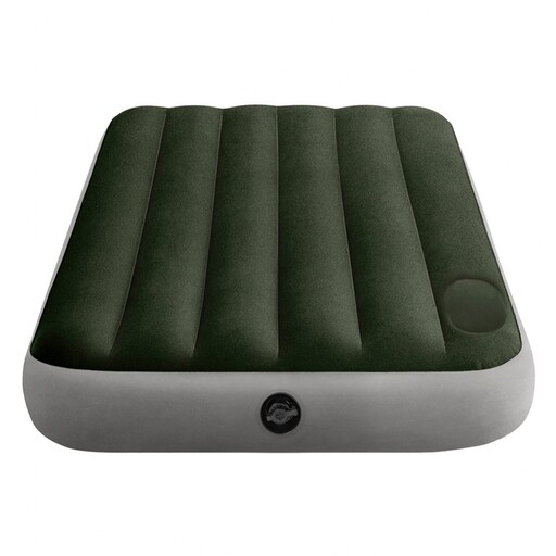 Matelas gonflable Intex Fiber-tech Downy une place avec pompe à pied