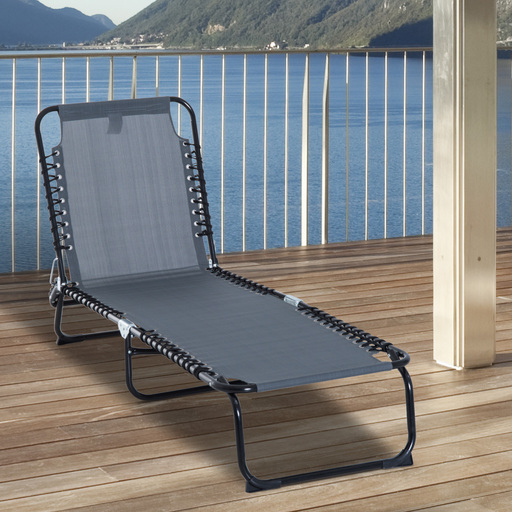 Șezlong pliabil Outsunny 84b-206gy