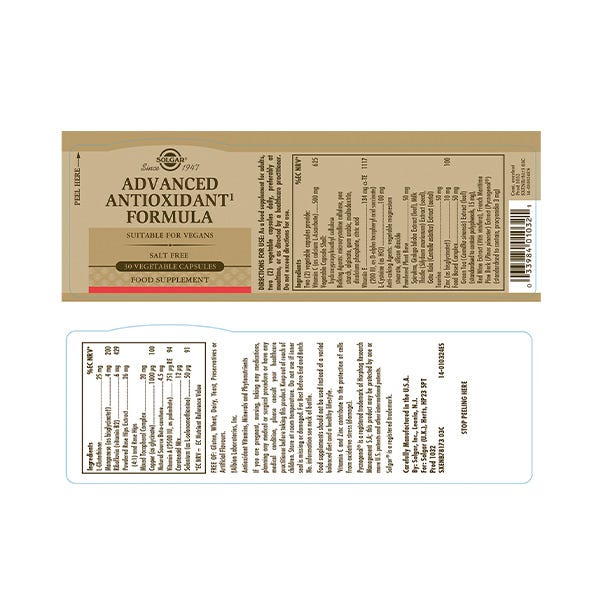 Pokročilé antioxidační složení | 30 jednotek
