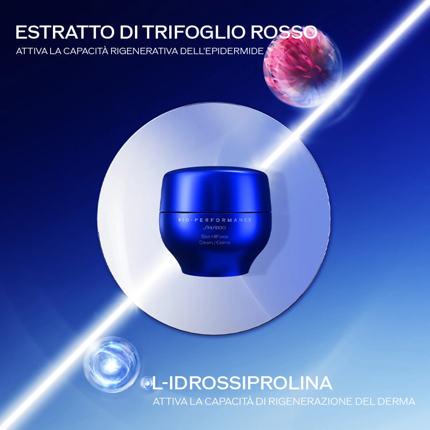 Bio-Performance Skin HIForce Cream - Tratt.viso 24 ore effetto globale, Tratt.viso 24 ore antirughe, Trattamento Rigenerante