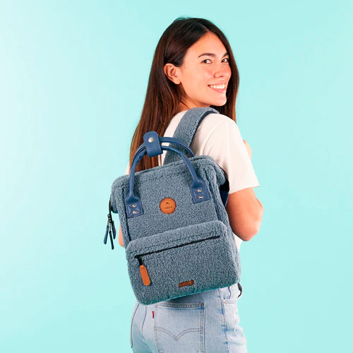 Cabaia Adventurer Small Cork Backpack, Blue