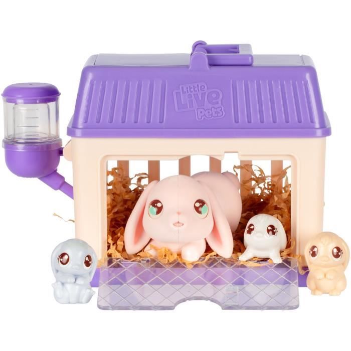 Playset - LITTLE LIVE PETS - Mama Surprise Bunnies - Babies included - Customizable accessories