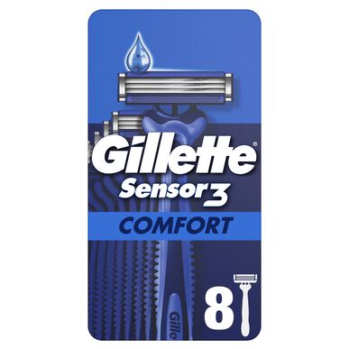 Gillette Sensor 3 Comfort kertakäyttöpartahöylä 8 kpl