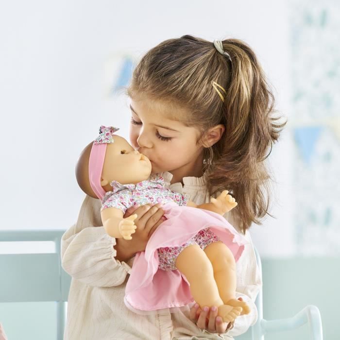 Large baby doll - COROLLE - My Adorable Large Baby Doll with Flowering Garden - 36 cm - Ages 2+