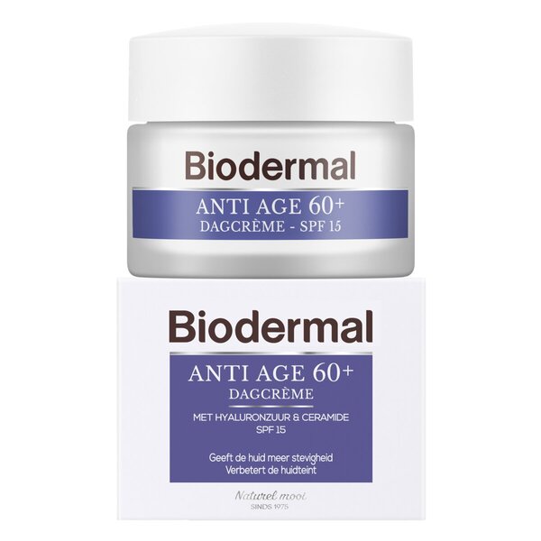 Creme de dia anti-idade Biodermal 60+<br>50ml - Pele madura