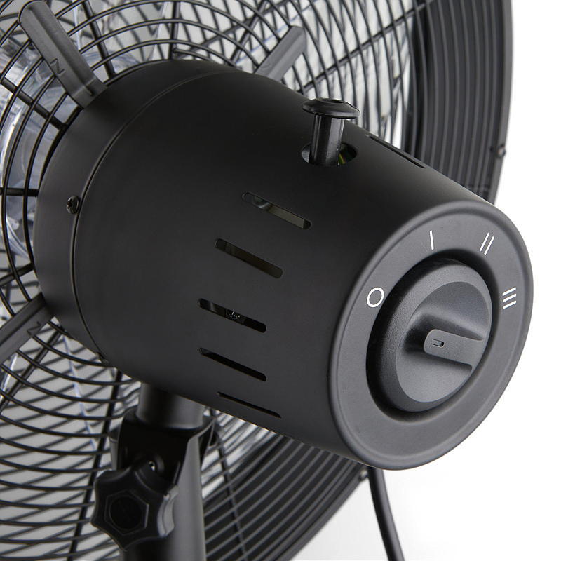 Energigolvfläkt 40 cm svart, design