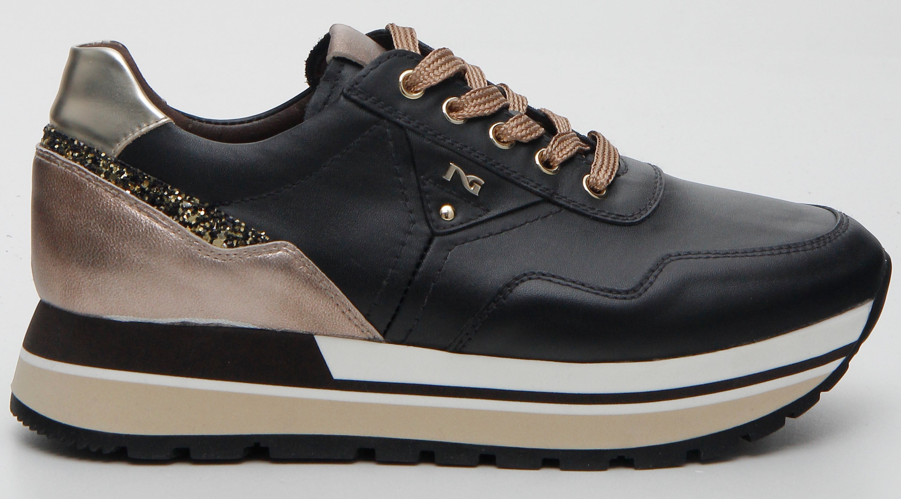  Damen-Sneaker aus Leder, Wildleder und Funktionsmaterialien