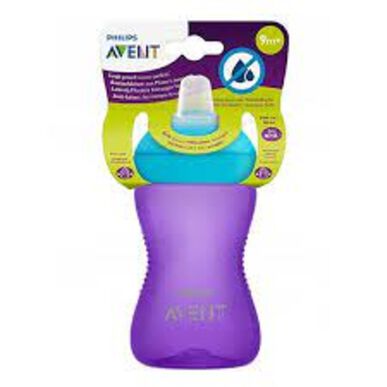Κύπελλο Philips Avent με καλαμάκι Μωβ/Μπλε 1 τεμάχιο 1 τεμάχιο