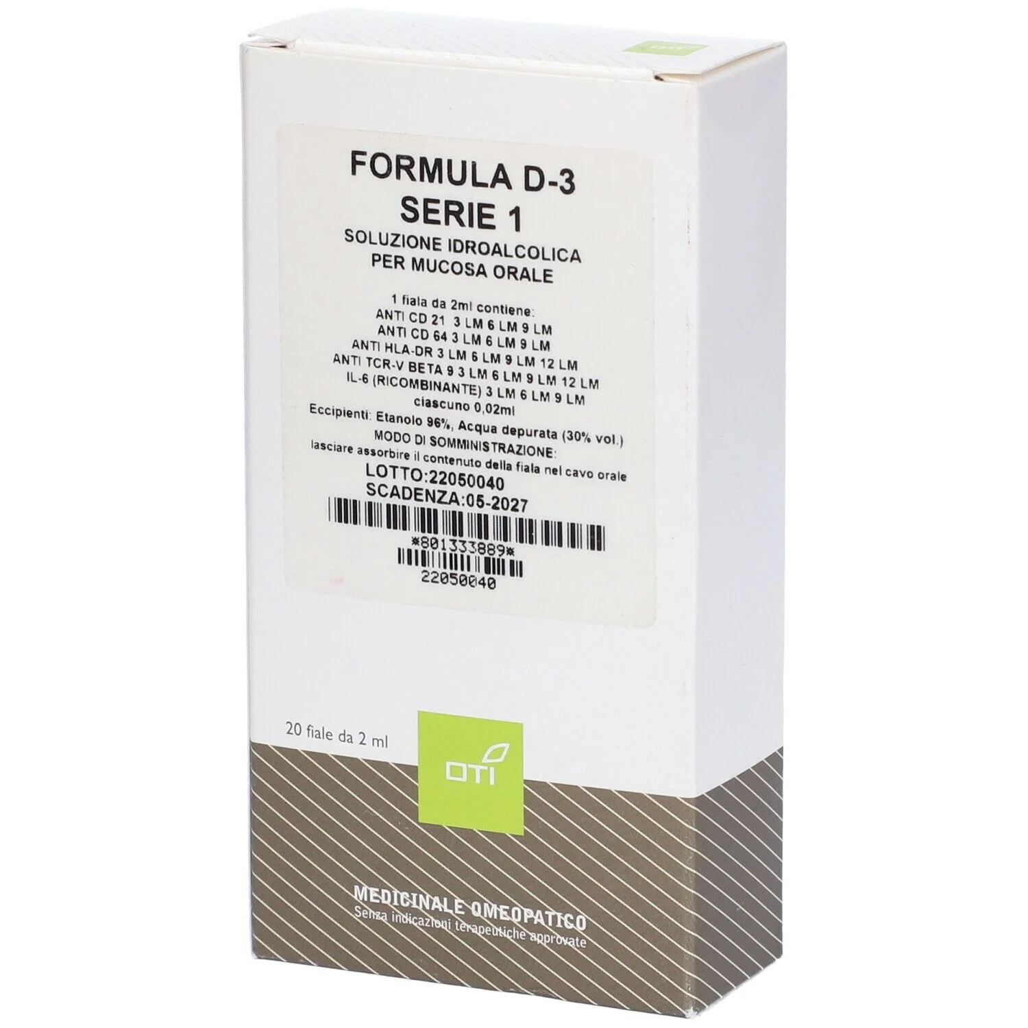 OTI Formule D3 Oti 1S FOs 20 2Ml