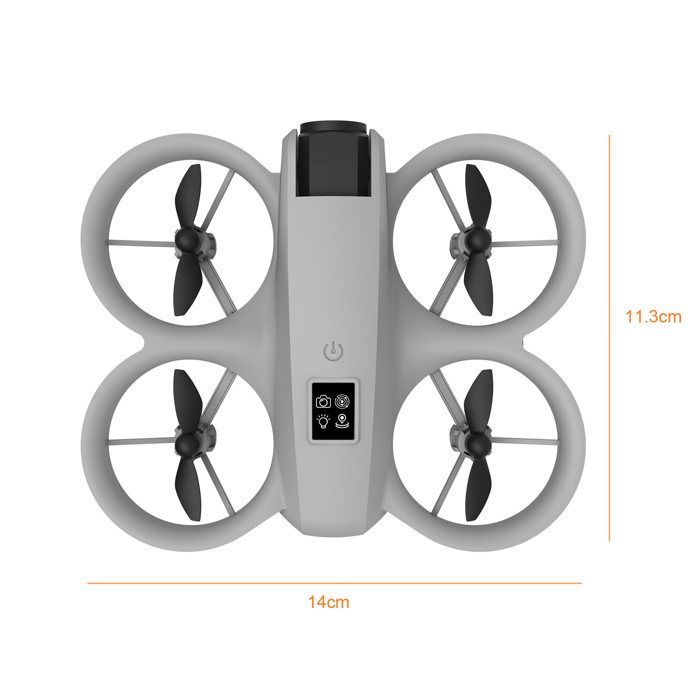 Mini Drone avec Caméra 720P HD Drone pour Enfant Quadricoptère Hélicoptère RC avec 3 Batteries Jouet Cadeau pour Garçons et Fille