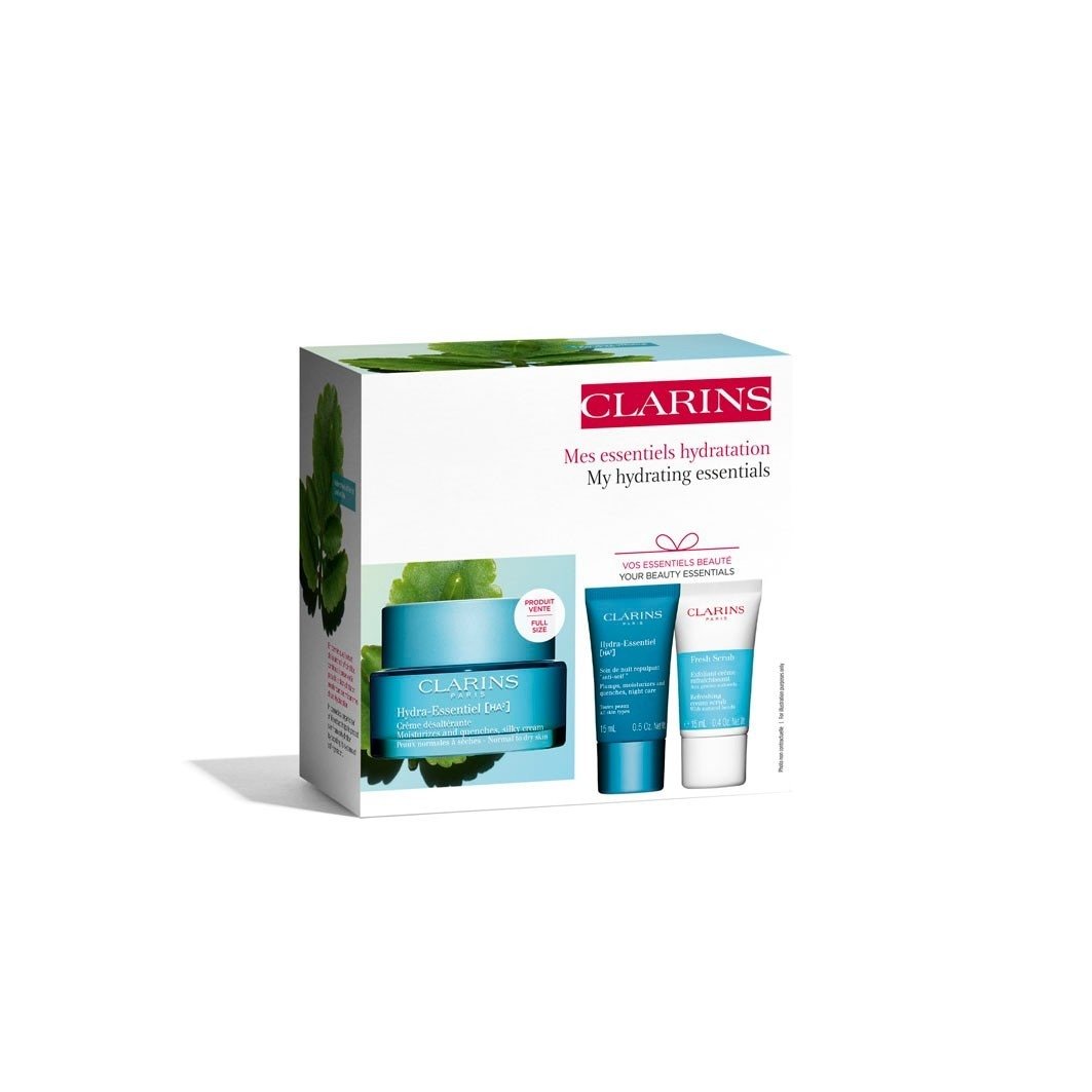 Clarins Hydra-Essentiel sejas kopšanas komplekts Hydra-Essentiel [HA²] – mana mitrināšana. - Hydra-Essentiel [HA²] komplekts
