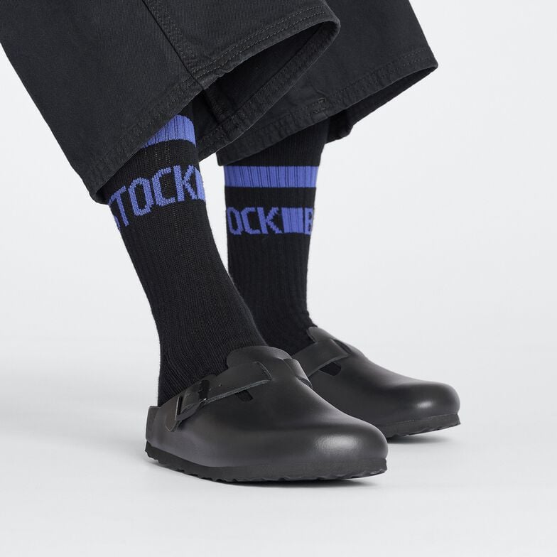 Cotton Tennis Socks Cotone/Poliammide/Elastan - Black Black