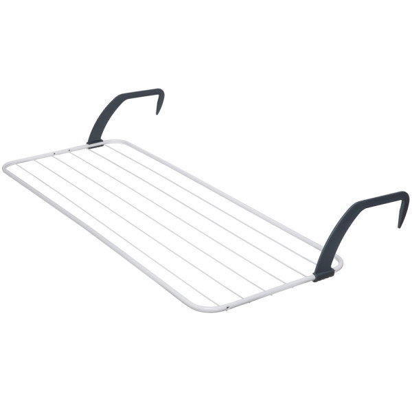 Suszarka na pranie ścienna S100 109 x 43 cm biała VELKEA