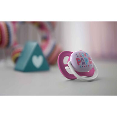 Chupete Philips Avent UltraAir Happy Baby para bebés de 6 a 18 meses (2 unidades)