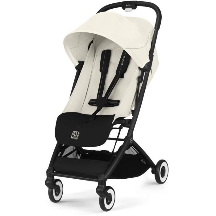 CYBEX - Cochecito ultracompacto y cómodo - ORFEO - 4 ruedas - Lona blanca