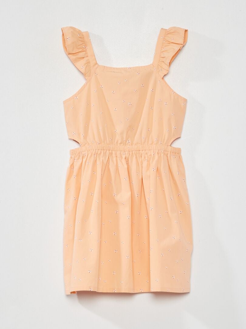 Vestido evasê com alças - ROSA