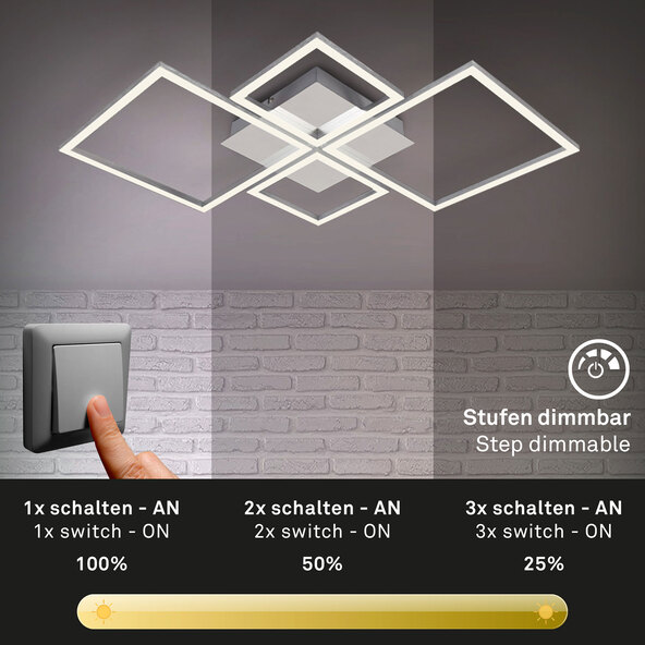 LED-plafondlamp FRAME