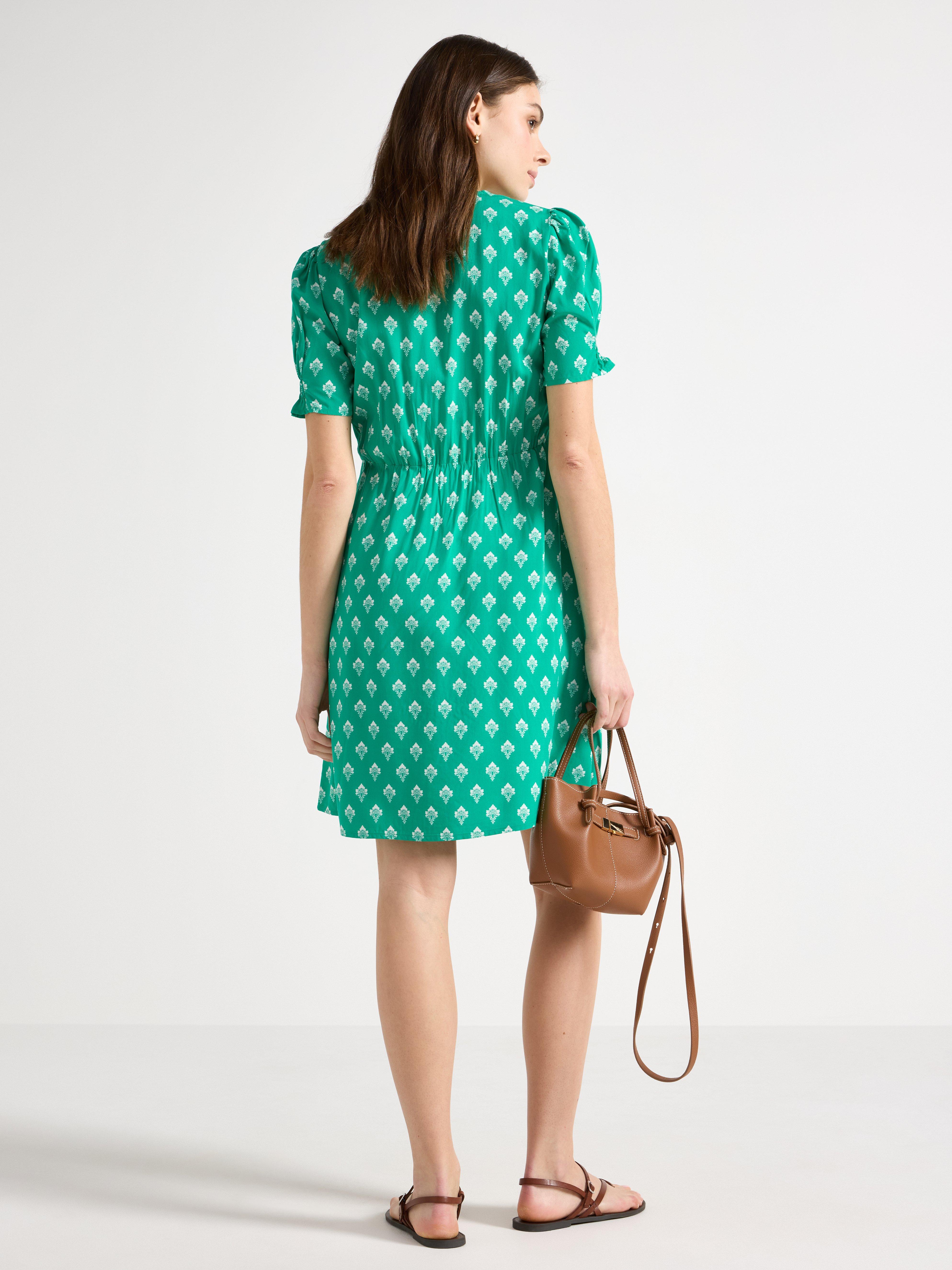 Minivestido verde