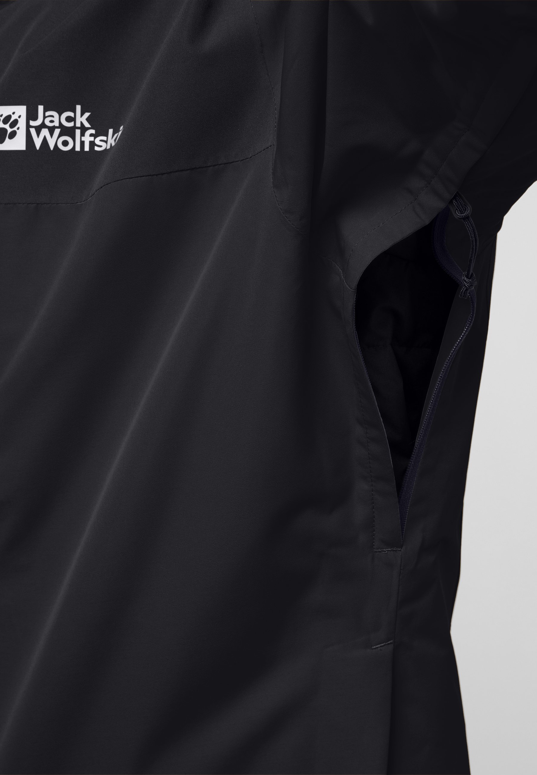 Jack Wolfskin JASPER 3-in-1 - Waterdichte jas - zwart