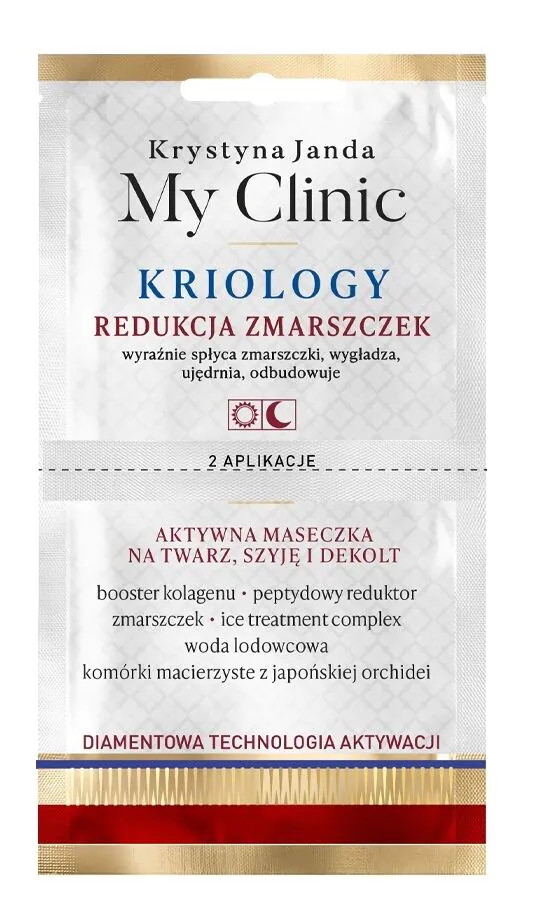 Janda My Clinic Kriology Maseczka Redukcja Zmarszczek 2X4Ml