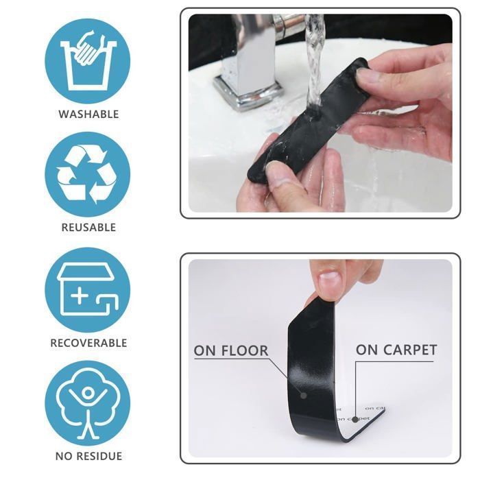 Tappetini antiscivolo - CUNEARY - 30 pezzi - Antiscivolo - Per cucina/bagno/ufficio