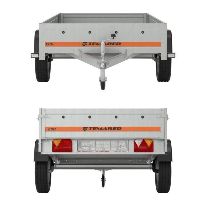 TEMA single axle trailer 264x126 cm ECO 2612