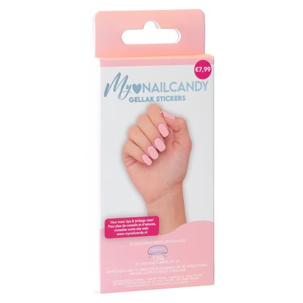 Naljepnice za gel lak My Nailcandy Baby Pink<br>