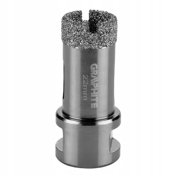 Otwornica diamentowa 22 mm x M14, GRAPHITE 55H306