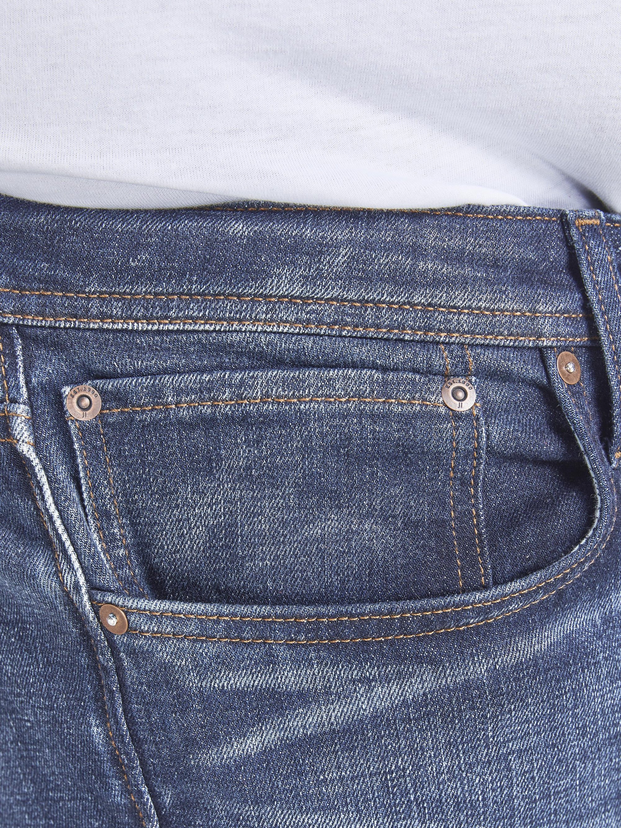 Jack & Jones Glenn – Jeans mit lässiger Passform – blauer Denim