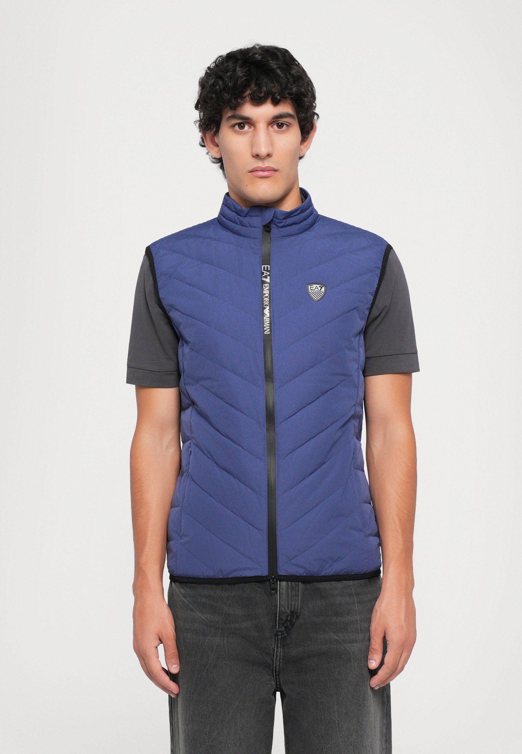 EA7 Emporio Armani TRAIN PREMIUM SHIELD VEST - Gilet - blauw