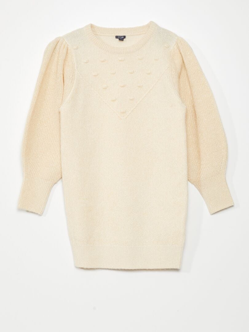Jersey de punto iridiscente - BLANCO