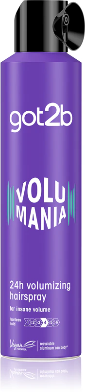 got2b Volumania Haarspray mit starkem Halt für langanhaltendes Volumen
