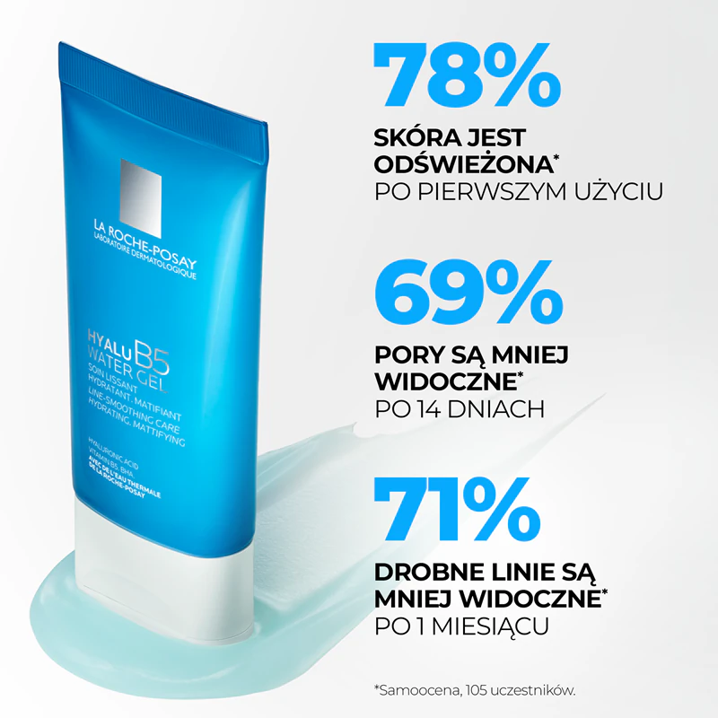 La Roche-Posay Hyalu B5 Water Gel, creme em gel leve e hidratante