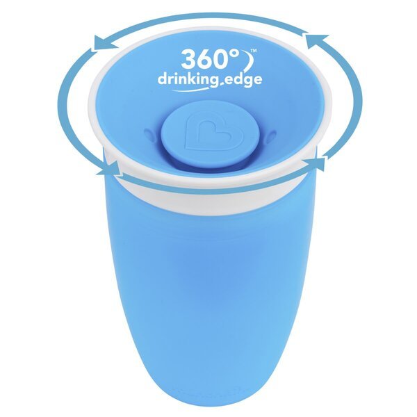 Munchkin Miracle 360° dzēriena krūzīte, zila, 295 ml