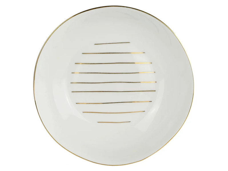 Talerz głęboki porcelanowy Onix 20,5 cm biały