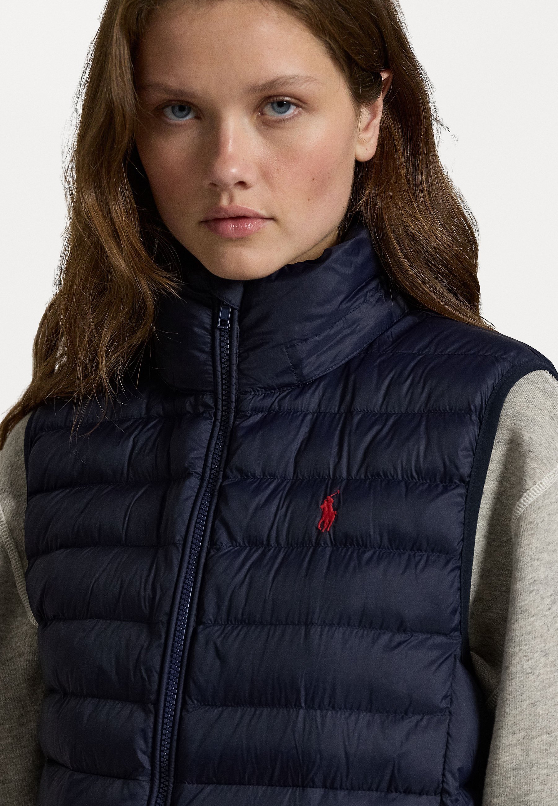 Polo Ralph Lauren WATERAFSTOTEND OPVOUWBAAR GILET - Vest - marineblauw