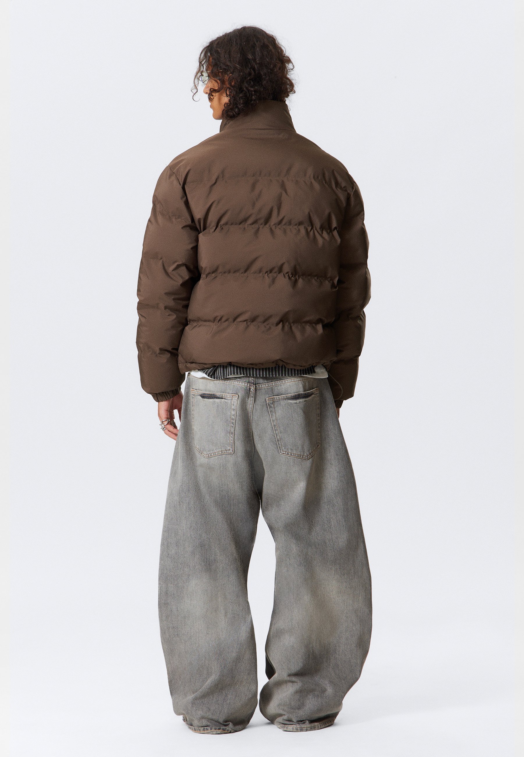 Weekday COLE PUFFER - Winterjas - donkerbruin