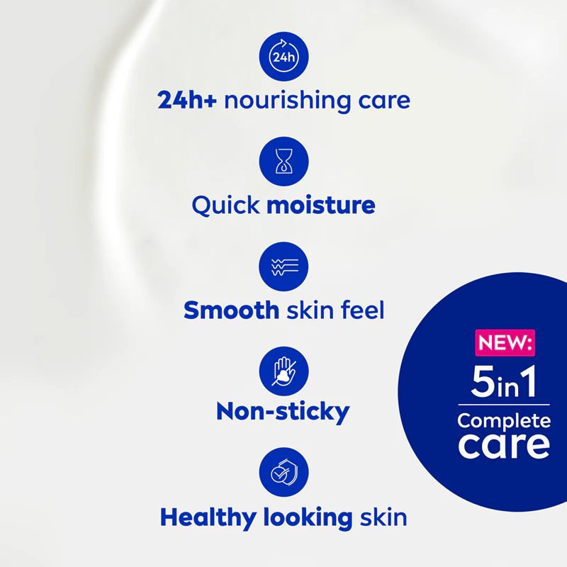 Sprchové mléko NIVEA In-Shower, praktické balení