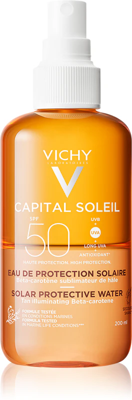 Spray Protetor Vichy Capital Soleil com Beta-Caroteno FPS 50