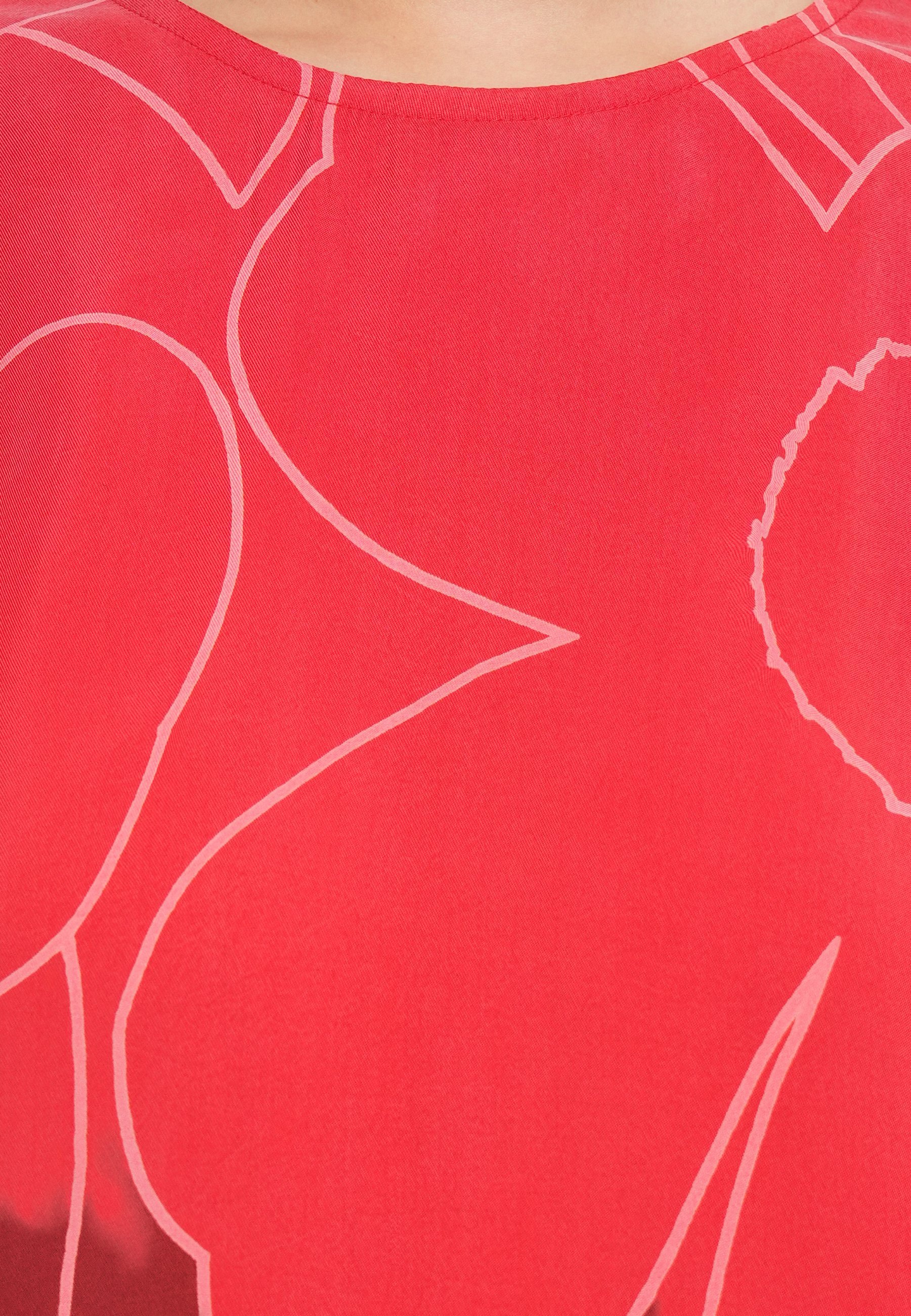 Marimekko FLUIDI PIIRTO UNIKKO - Dagjurk - rood