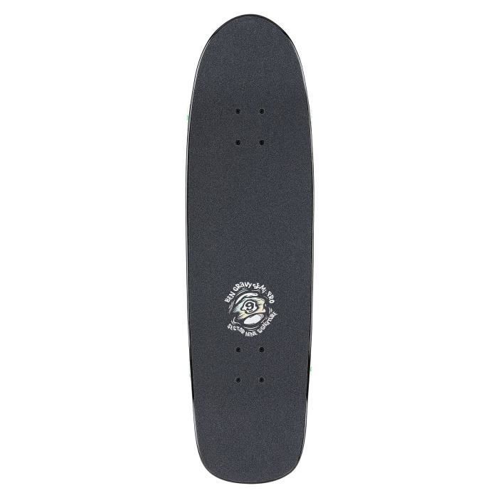 Sector 9 Ben Gravy Semi-Pro Barge Skateboard Deck - Green/Yellow/Black - 31.5x8.8x14.25”