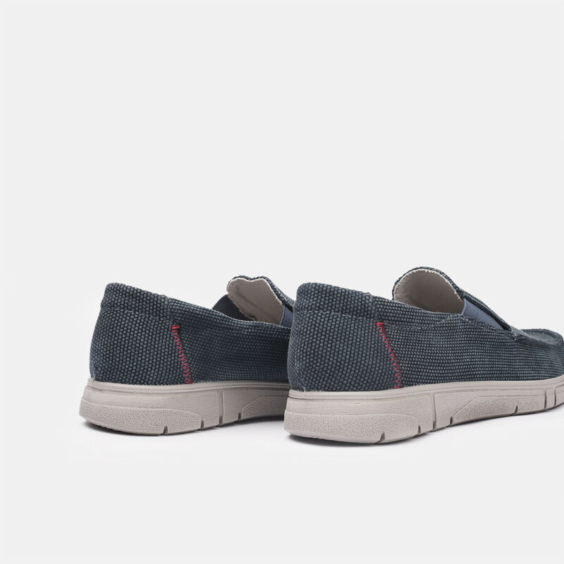 Herrloafers i tyg